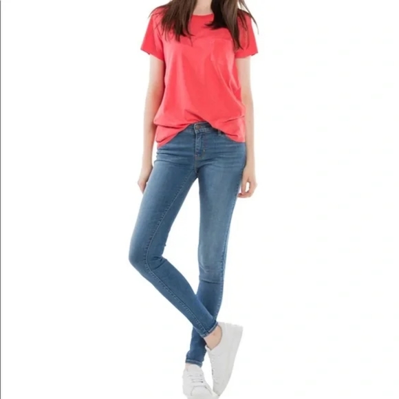 Levi's 710 Super Skinny Jeans Medium Blue Wash - Picture 1 of 13